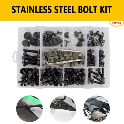 NUEVO Kit de pernos de carenado tornillos de acero inoxidable para Suzuki GSXR600/750 GSXR1000 EE. UU. Foto 1 de 4
