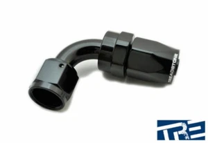 Ajuste extremo de manguera giratoria negra Treadstone Performance 90 grados HF90 - Imagen 1 de 1