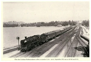 17-5 Ansichtskarte Eisenbahn- 18 502 D 72- Bodenseedamm-Serie 17 - Picture 1 of 1