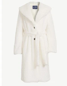 Scoop Women's Faux Fur Jacket with Shawl Collar Sz Lg - Picture 1 of 16