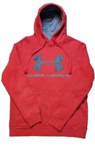 Under Armour S Red Pullover Hoodie Good Condition Children Size Small - Picture 1 of 5