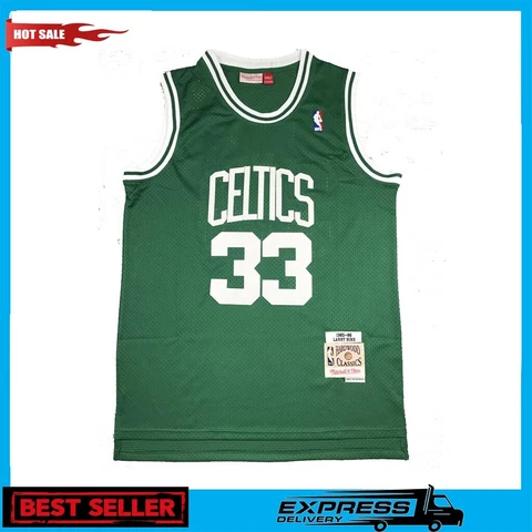 GREEN JERSEY BOSTON CELTICS - LARRY BIRD # 33 FOR MEN Cover