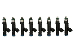 Ford Performance 47 LB/HR Fuel Injector Set Of 8 Black w/Silver Tip M-9593-LU47 - Bild 1 von 3