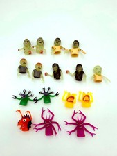 ACC Jiggler Monster Alien Zombie Finger Puppets Lot of 16 Halloween Party Favors