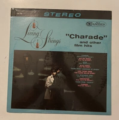 LIVING STRINGS  Charade And Other Film Hits Vinyl LP  RCA Camden  CAS799 SEALED - Image 1 of 2