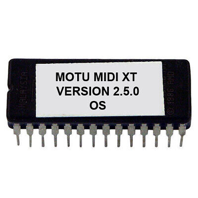 MOTU MIDI Express XT USB - Version 2.5.0 EPROM Firmware Upgrade OS