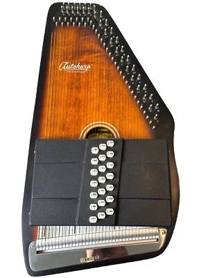 Oscar Schmidt OS21C 21 Chord Acoustic Autoharp, Case, Tuners - Image 1 of 4