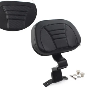 Almohadilla de respaldo para conductor delantero apta para Harley Touring CVO Road Electra Glide negra - Imagen 1 de 9