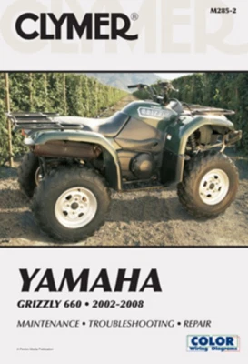 Manual Yamaha Grizzly 660 2002-2008 Clymer Workshop - Imagen 1 de 4