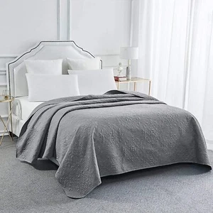 Quilt Bedspread Twin Queen King Size Embossing Lightweight Bedspread Quilt - Picture 1 of 66