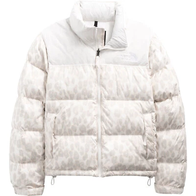Chaqueta de plumón retro Nuptse 700 1996 con estampado de leopardo The North Face para mujer nueva Foto 1 de 4