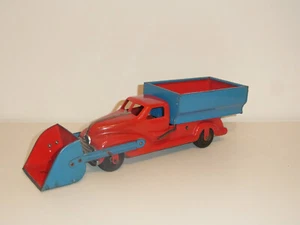 GESCHA LKW-Kipper mit Schaufellader Made in Western Germany 50er Jahre - Bild 1 von 9