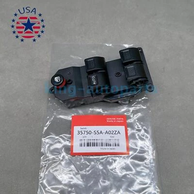 New Master Power Window Switch For 2002-2006 Honda CR-V CRV Drive Left US - Image 1 of 4