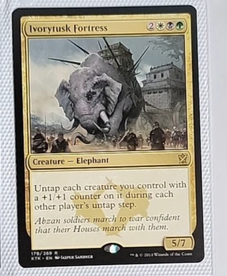 MTG Ivorytusk Fortress Khans of Tarkir 179/269 Regular Rare - Image 1 of 2