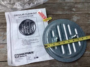 ductmate circular clean-out access door 9" dia. for 8" dia. hole - Picture 1 of 2
