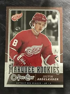2008-09 O Pee Chee Marquee Rookie 534 Justin Abdelkader Detroit Red Wings - Picture 1 of 2