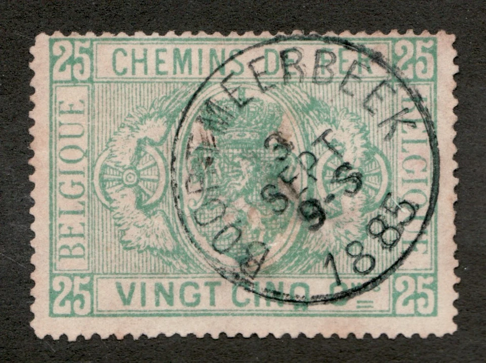 1881 Belgium Sc# Q3 Parcel Post - Boortmeerbeek  cancel - Used Cv$10 - Image 1 of 1