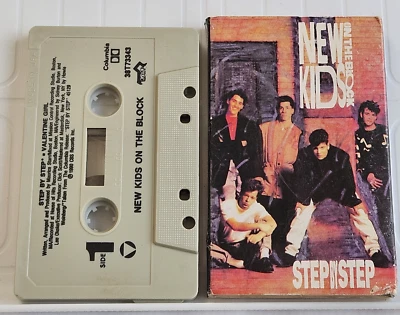 NEW KIDS ON THE BLOCK - STEP BY STEP (Cassette Single, 1990, CBS) - Image 1 of 2