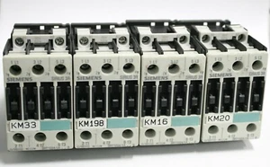 Siemens 3RT1024-1A..0 Motor Starter Contactor Relay 10 HP 35A 120V Coil lot of 4 - Picture 1 of 5