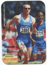 Matic Osovnikar Signed Trade Card Autographed Olympics