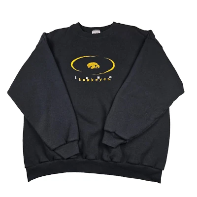 Sudadera De Colección Iowa Hawkeyes 2XL Negra Tultex Máxima Sudaderas Hecha en EE. UU. USADA EN EXCELENTE ESTADO Foto 1 de 4