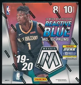 2019-20 Panini Mosaic NBA Basketball Mega Box Factory Sealed BRAND NEW QTY - Picture 1 of 2