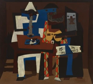 Three Musicians : Pablo Picasso : 1921 : Archival Art Print - Picture 1 of 2