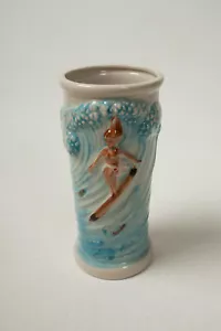 Topless Surfer Glass(P3R) Big Wave Hawaii Tiki Cup John Ascuaga Topless Wahini - Picture 1 of 8