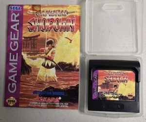 Samurai Showdown w/ Manual - Sega Game Gear - Authentic - Tested & Working RARE - Picture 1 of 3