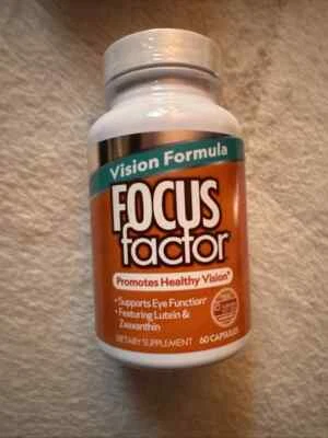 Lote de fórmula de visión de factor de enfoque 3 - 60 cápsulas EA; caducidad 25/05 Foto 1 de 3