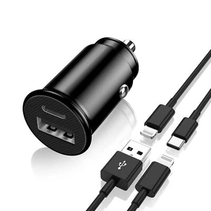 Iphone Car Chargerapple Mfi Certified‘ 27w Usb C Fast Charging Power Adapter Wi - Picture 1 of 7