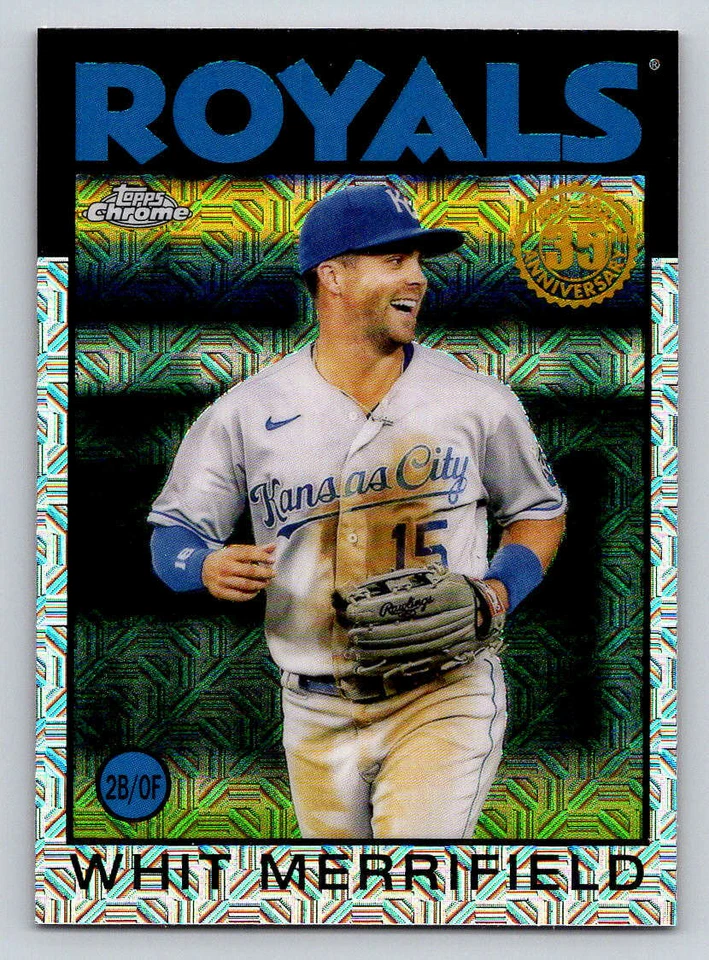 2021 Topps '86 Topps Silver Pack Chrome #86TC43 Whit Merrifield (ref 175039) - Image 1 of 2