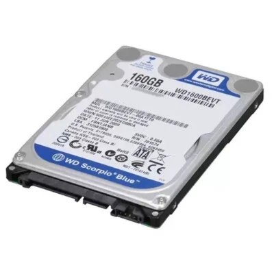 Western Digital 160GB WD1600BEVT 5400RPM SATA 2.5" Internal HDD Hard Disk Drive - Image 1 of 4