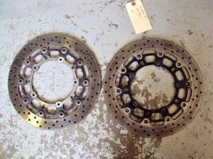 06 07 2006 2007 Yamaha YZF R6 R Front Brake Rotors G1 - Picture 1 of 2