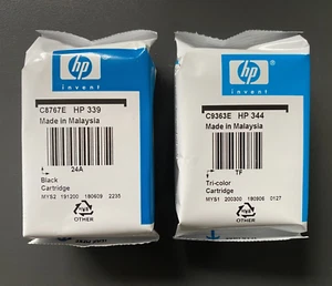 Genuine HP Ink Multipack - HP 339 BLACK + HP 344 COLOUR (INC VAT) - Picture 1 of 1