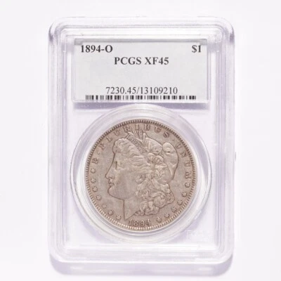 1894-O Morgan Silver Dollar PCGS XF45 - Image 1 of 2