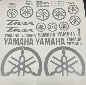 35 Adesivi Compatibili con Yamaha Tmax Stickers per T-Max Argento 500 530 560 - Foto 1 di 2