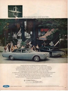 Anuncio impreso vintage Lincoln 1967 Continental Alicia del país de las maravillas anuncio - Imagen 1 de 1