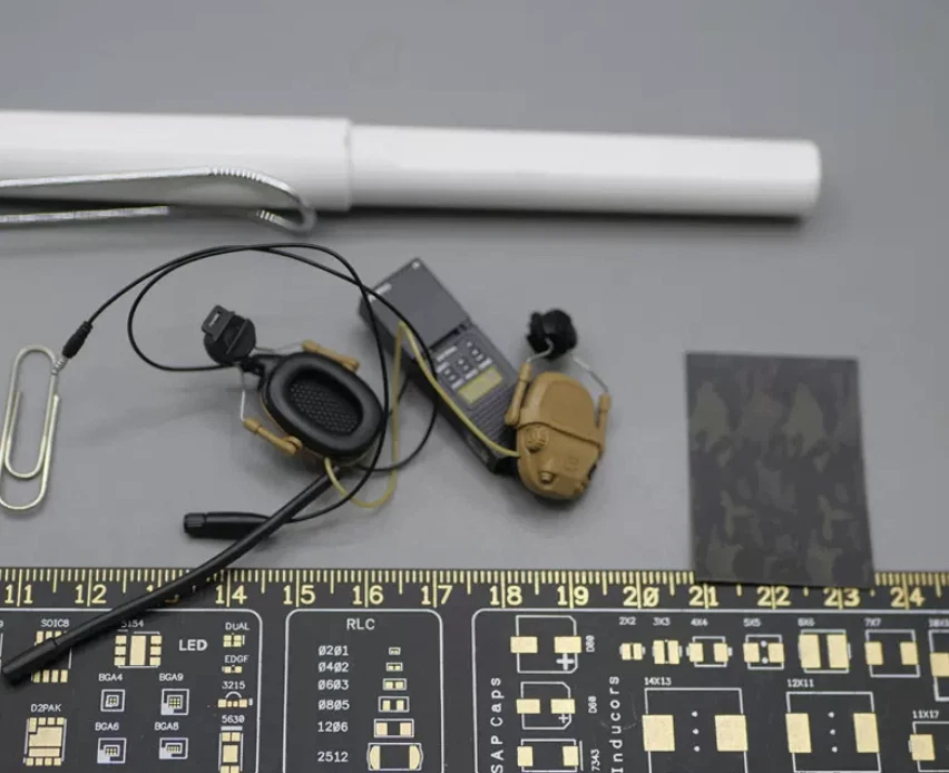 Radio Headset for Easy&Simple ES 26062S Veteran Tactical Instructor 1/6 12" - Image 1 of 1