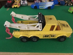 1974 Vintage Lesney Matchbox Tow Truck Super Kings AA pickup MISSING LIHGT B383 - Picture 1 of 14