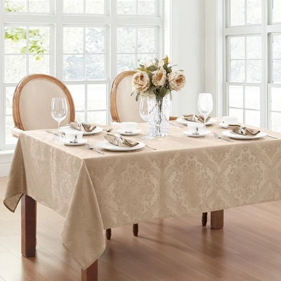 Home Fashions Caiden Elegance Damask Waterproof, Stain & Wrinkle Resistant Fa... - Image 1 of 4