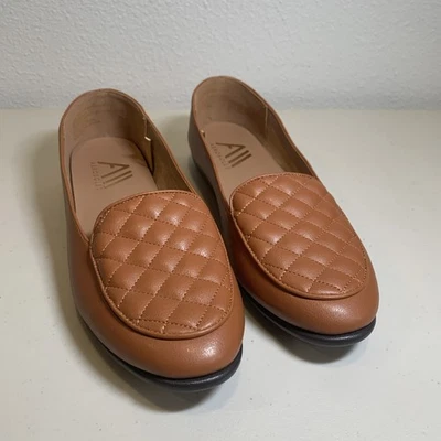 Aerosoles Women's Briella Brown Quilted Ballet Flats 8.5 - Image 1 of 4