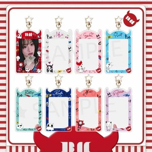 Kpop BABYMONSTER Cartoon Insert Card Photo Frame Keychain Photo Card Holder - Picture 1 of 10