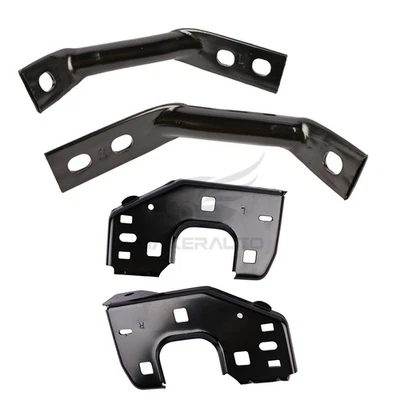 Juego de 4 soportes de parachoques para Chevrolet Silverado 1500 2019 2020 2021 2022 2023 Foto 1 de 4