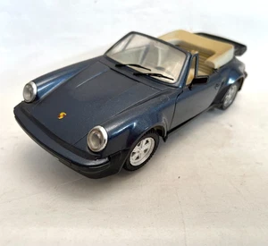 TONKA PORSCHE 911 CABROLET Car BLUE 1:16 Diecast (LIKE Maisto / Burago) USED - Picture 1 of 13