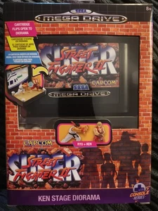 Super Street Fighter 2 - Ken Stage Diorama - Sega Mega Drive - Bild 1 von 2