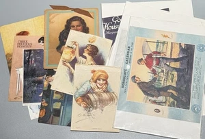 KONVOLUT Ephemera Victorian Trade Card Art Paper Rare Antique ADVERTISING ad - Bild 1 von 4