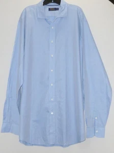 Polo Ralph Lauren Herren Hemd Knopfleiste blau gestreift 2XLT Tall Preppy - Bild 1 von 3