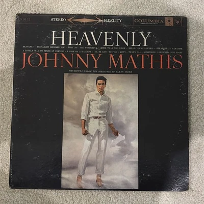 JOHNNY MATHIS - HEAVENLY Columbia Records Stereo CS-8152 VINYL - Image 1 of 2