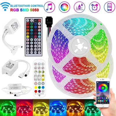 LED Stripe RGB Leiste Streifen 5050 SMD Band Licht Leuchte Lichterkette 1m-20m - Bild 1 von 4